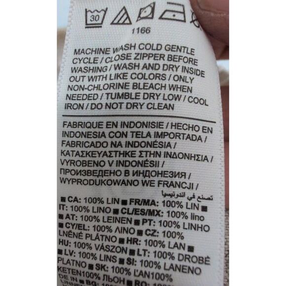 Athleta Linen Pants‎ Small Jogger Lightweight Drawstring Coastal Beach Vacation - Picture 7 of 7